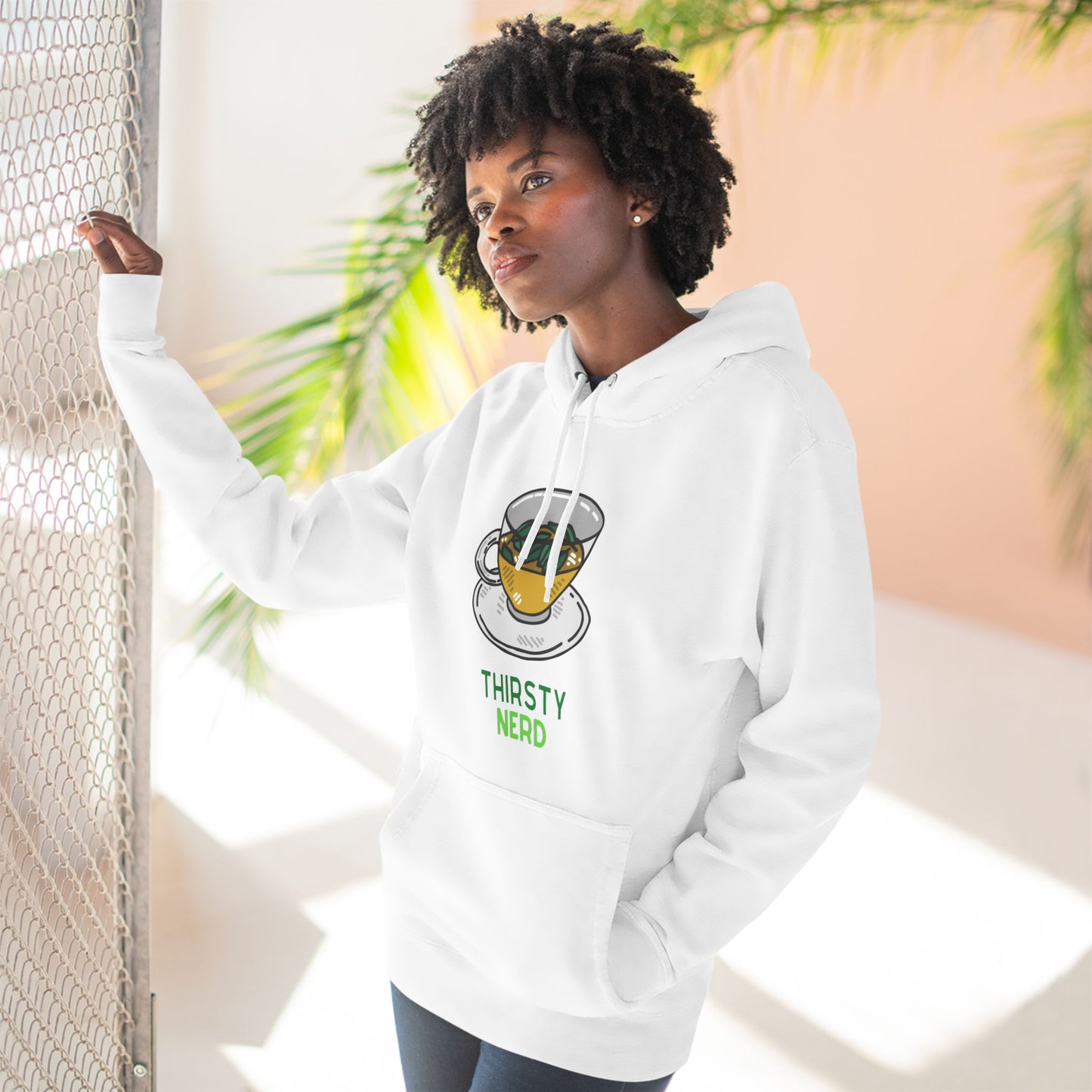 Thirsty Nerd Fleece Hoodie