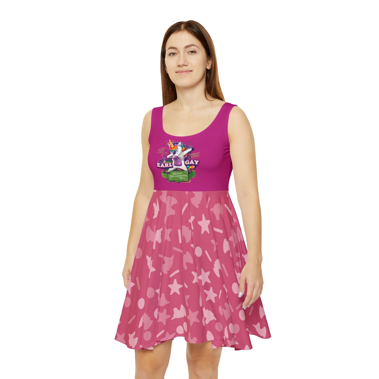 "Unity the Unicorn" Earl Gay Skater Dress