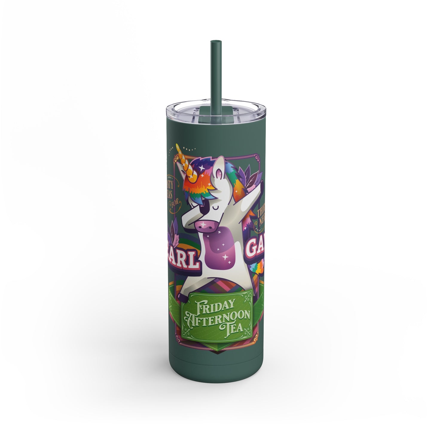 "Unity the Unicorn" Earl Gay Tumbler