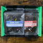 Open box showing top two tea samples: Earl Gay and Tailspin